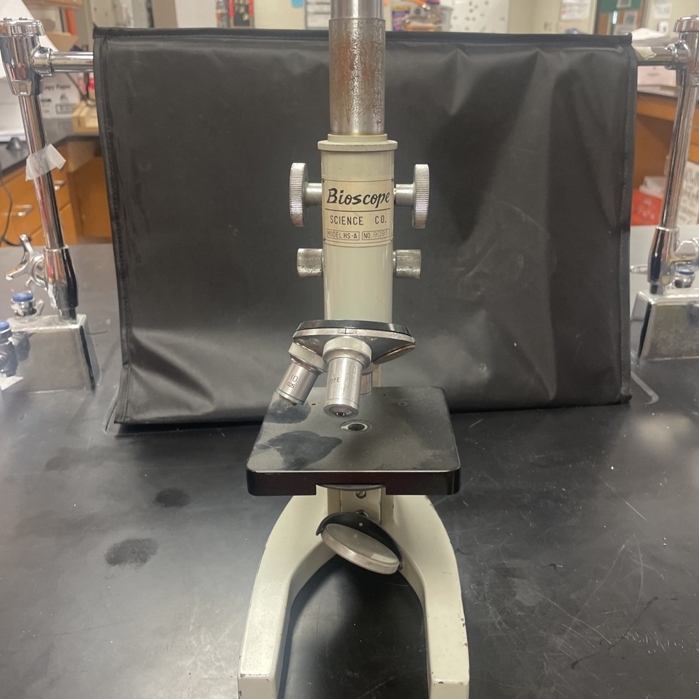 AS-IS‎ Vintage BIOSCOPE SCIENCE CO. MODEL H.S.-A MICROSOCPE